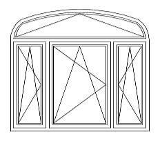 33 = Korbbogenfenster