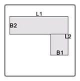 Arbeitsplatte in L-Form l2 arbeitsplatte-l2