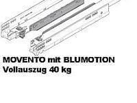 Movento Vollauszug mit Blumotion, belastbar 40 kg