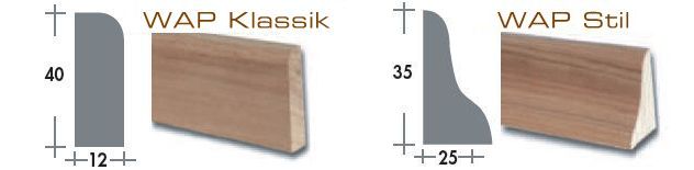 Massivholz Wandanschlussleisten für Küchenarbeitsplatten