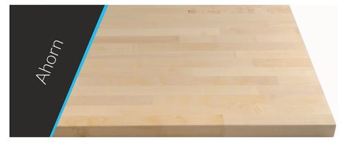 Massivholz Arbeitsplatte in Ahorn geölt