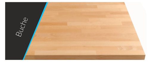 Massivholz Arbeitsplatte in Buche geölt